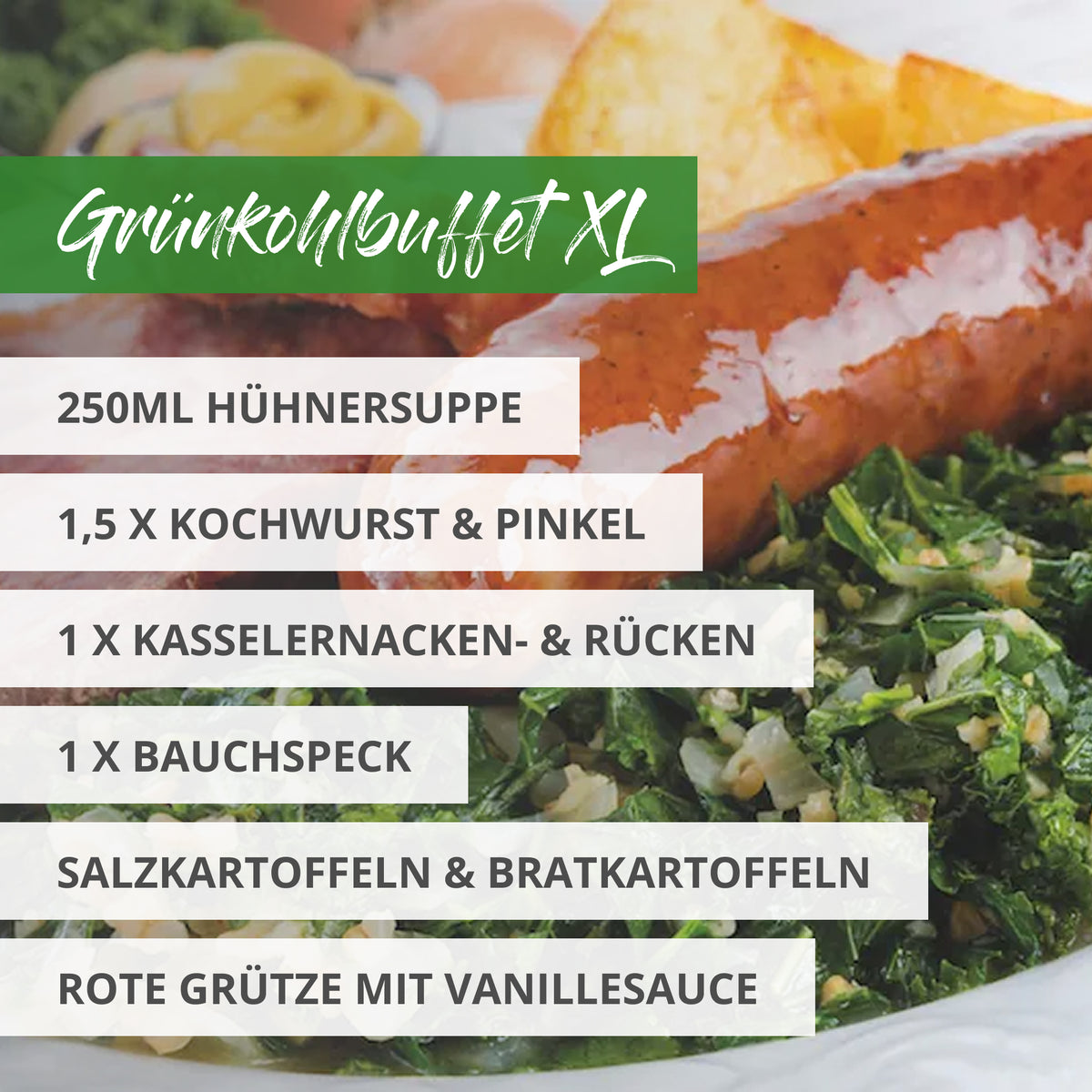 Grünkohlbuffet XL