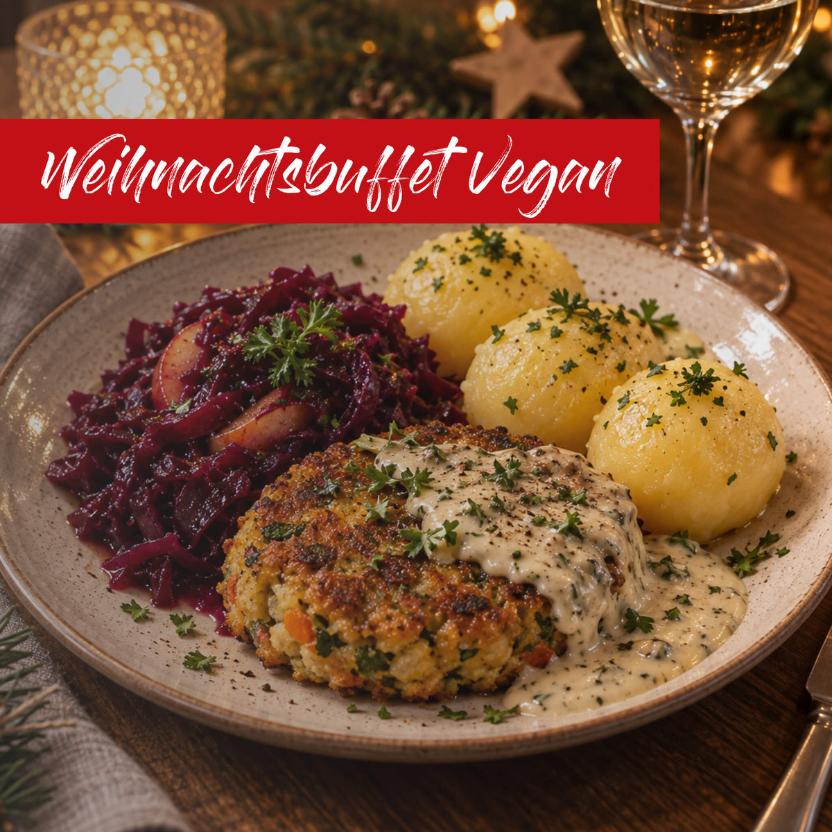 Weihnachtsbuffet Vegan