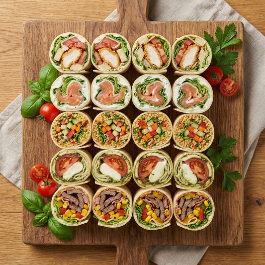 Wraps gefüllt, halbe